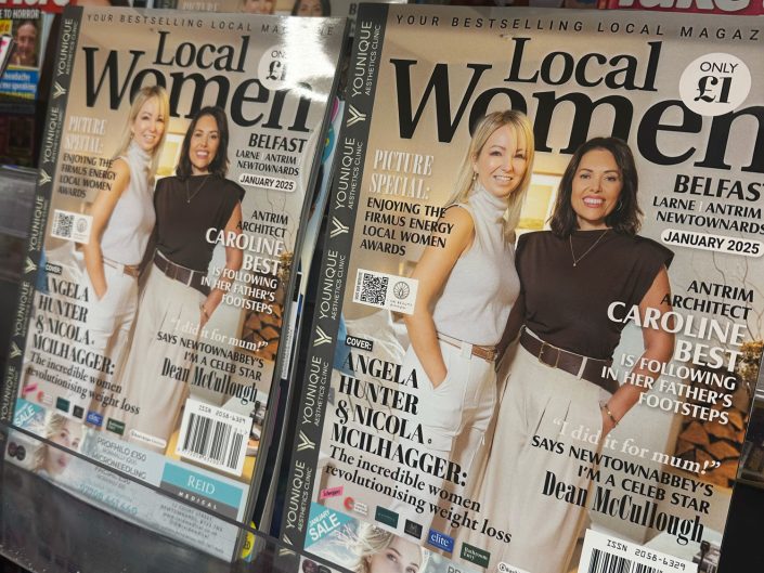 Cover of January edition of Local Woman magazine